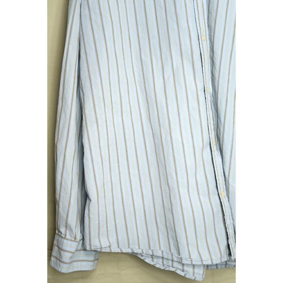 Timberland Shirt Light Blue Long Sleeve Stratham Issue Button Up Men's Size XXL - Picture 4 of 13